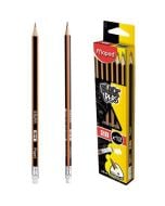 Ołówek z gumką Blackpeps 2B (12szt) MAPED