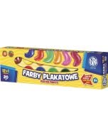 Farby plakatowe 13 kolorów 20ml ASTRA