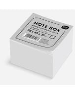 Kostka papierowa 85x85x35mm biała klejona