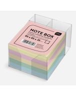 Kostka papierowa 85x85x35mm kolorowa w kubiku