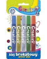 Klej brokatowy 5 kolorów ASTRA