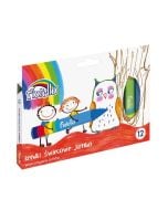 Kredki świecowe Jumbo 12 kolorów FIORELLO