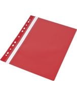 Skoroszyt A4 PP z europerforacją czerwony (20szt)