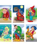 Klocki 6 elementów mix