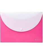 Koperta Focus C335 A4 2 kieszenie różowa