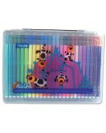 Flamastry 50 kolorów w plastikowej walizce MILAN