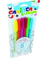 Długopisy Fiorella 6 kolorów CARIOCA