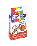 Kredki świecowe trójkątne Jumbo12 kolorów FIORELLO