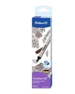 Cienkopis Fineliner 96 0,4mm brązowy (10szt)