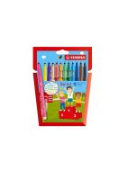 Flamastry Trio A-Z 12 kolorów STABILO