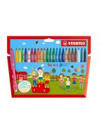 Flamastry Trio A-Z 24 kolory STABILO