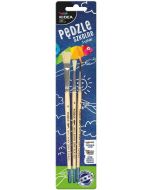 Pędzle szkolne 3 sztuki KIDEA