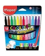 Flamastry Colorpeps trójkątne 12 kolorów MAPED