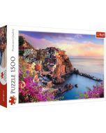 Puzzle 1500 Widok na miasteczko Manarola TREFL