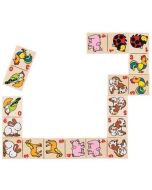 Domino drewniane - Zwierzątka