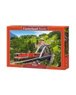 Puzzle 500 Pociąg na moście CASTOR