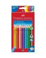 Kredki jumbo Grip 12 kolorów FABER CASTELL