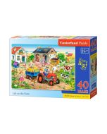 Puzzle 40 maxi - Życie na farmie CASTOR