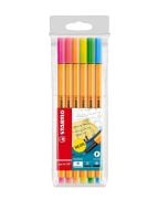 Cienkopis Point 88 neon 6 kolorów etui