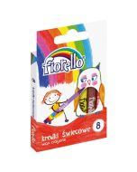 Kredki świecowe 8 kolorów FIORELLO