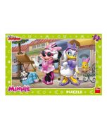 Puzzle 15 Ramkowe Minnie na Montmartre DINO