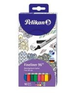 Cienkopis Fineliner 96 0,4mm 10 kolorów