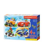 Puzzle x 4 - Ride for fun CASTOR