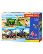 Puzzle x 4 - Maszyny rolnicze CASTOR