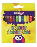 Kredki świecowe 24 kolory STRIGO