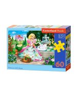 Puzzle 60 Księżniczka z łabędziem CASTOR