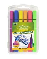 Pisaki pędzelkowe 11+1 kolorów CRICCO