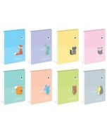 Notes A7/50K kratka Bebe Kids pastel (20szt)