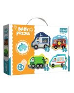 Puzzle Baby Classic - Pojazdy i zawody TREFL