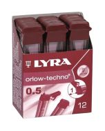 Wkłady grafitowe B 0,5mm (12szt)