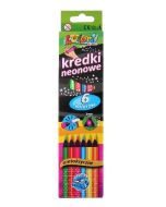 Kredki Premium Kolori neonowe 6 kolorów PENMATE