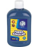 Farba szkolna ciemno niebieska 500ml ASTRA