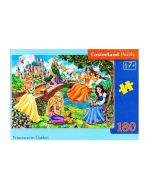 Puzzle 180 Princesses in Garden CASTOR