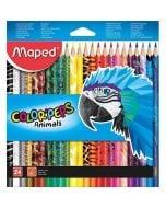 Kredki Colorpeps Animals 24 kolory MAPED