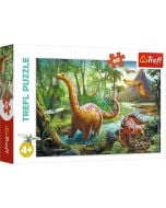 Puzzle 60 Wędrówka dinozaurów TREFL