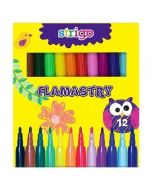 Flamastry 12 kolorów STRIGO