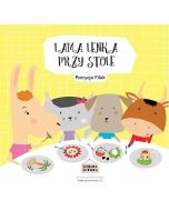 Lama Lenka przy stole