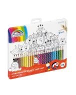 Kredki Super Soft 24 kolory metal.opak. FIORELLO