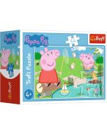 Puzzle 54 mini Wesoły dzień Świnki Peppy 1 TREFL