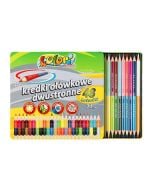 Kredki Premium Kolori dwustronne 48 kolor. PENMATE