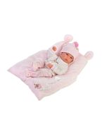 Lalka 63556 bobas Bimba na różowej poduszce 35cm