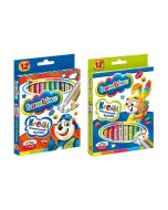 Kredki w oprawie drewnianej 12 kolorów BAMBINO