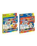 Kredki trójkątne dwustronne 24/48 kolory BAMBINO