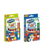 Flamastry dwustronne Jumbo 6/12 kolorów BAMBINO