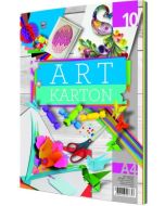Blok kartonów kolorowych A4/10K 250g
