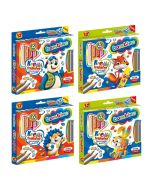 Kredki trójkątne drewniane 12 kolorów BAMBINO